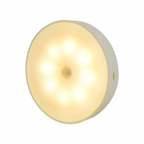 Lumière intelligente à détecteur de mouvement rechargeable USB